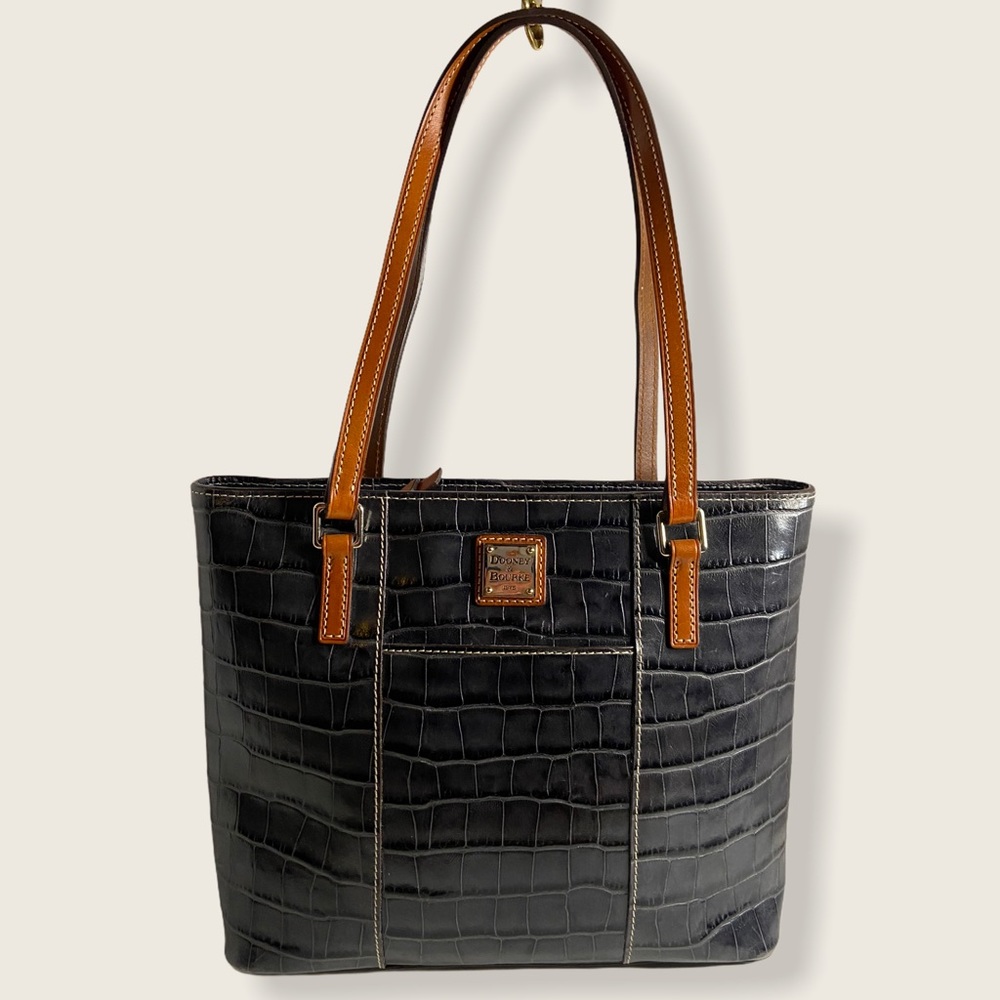 Dooney and Bourke Black Lexington Large Tote